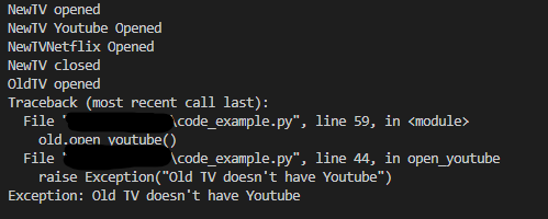 output of code before interface segregation
