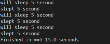 wait code output