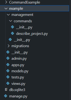 django commands, django komut olusturma